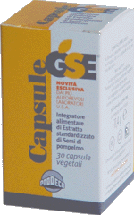 GSE estratto secco semi di pompelmo - Capsule 30 cps - Prodeco