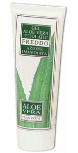Gel Aloe vera titolato freddo  Planters 100 ml