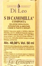 S18 CAMOMILLA COMPOSTA  Di Leo 50 ml